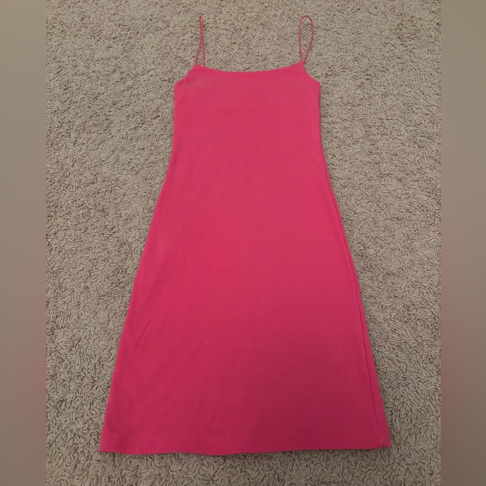 Zara Vibrant Pink Bodycon mini dress